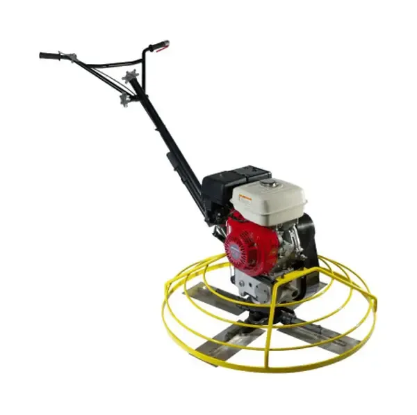 Alisadora de concreto tipo helicóptero con aro protector y motor Honda